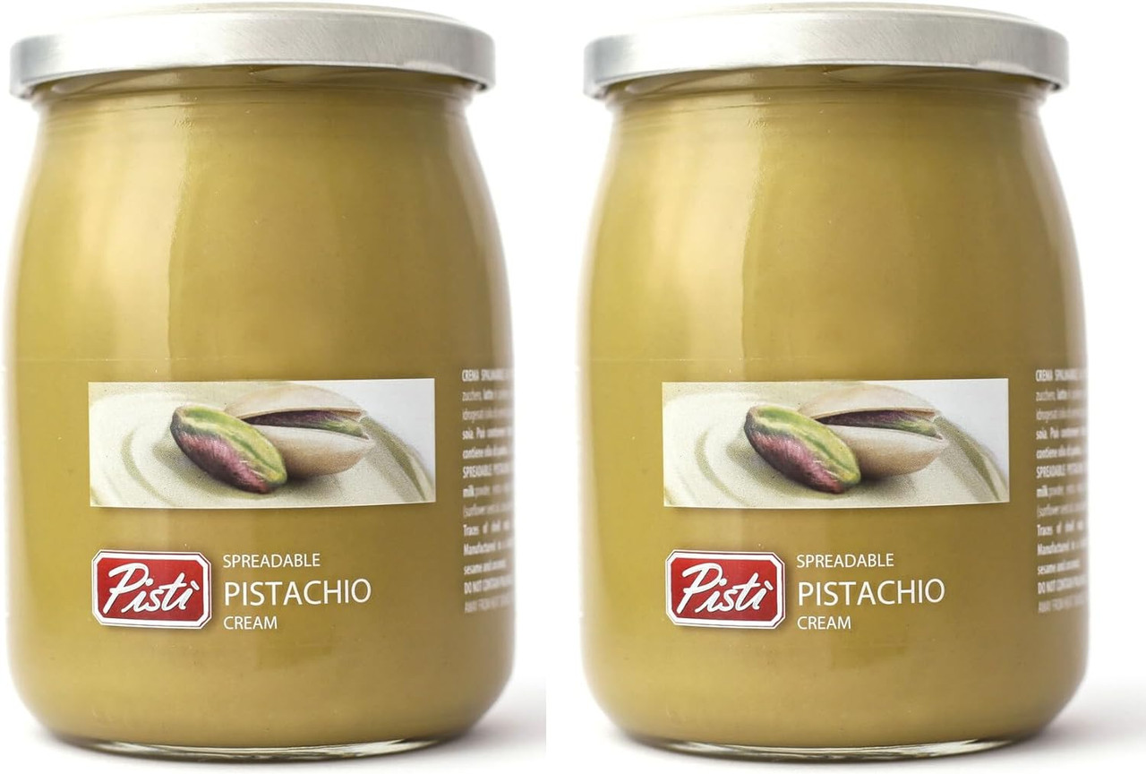 61yOp3VNhRL._AC_SL1500___85698.1754503615.jpg Pisti Sicilian Pistachio Cream Spread, 2 x 600g - Image 1